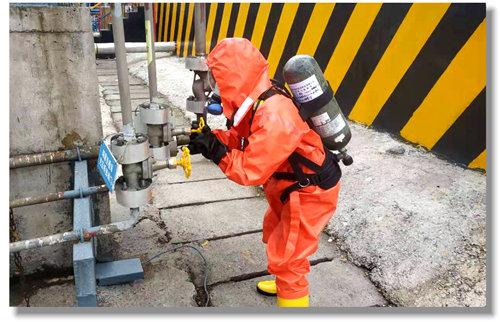 松滋肥業(yè)磷銨一班:學(xué)預(yù)案 抓演練 扎實提升班組應(yīng)急處置能力(圖2) 松滋肥業(yè)磷銨一班:學(xué)預(yù)案 抓演練 扎實提升班組應(yīng)急處置能力(圖2)