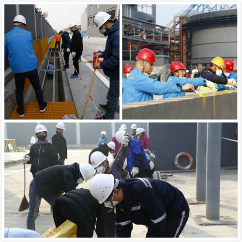 熱火朝天！集團(tuán)總部140余人到股份公司氯堿分廠開展勞動(圖2)