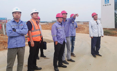 王大真節(jié)日期間現(xiàn)場察看新項(xiàng)目建設(shè)情況(圖1)
