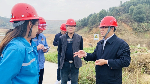 王大真到松滋肥業(yè)、楚星公司現(xiàn)場(chǎng)辦公(圖1)