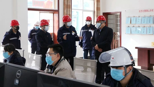 袁衛(wèi)東、王大真到股份公司檢查督導疫情防控及安全生產(chǎn)工作(圖2)