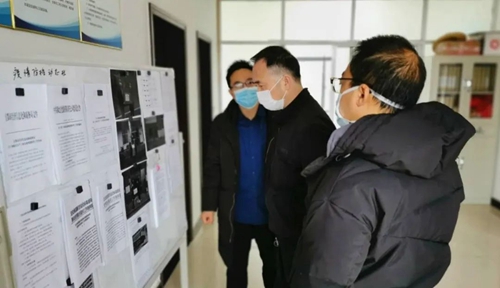 周金平先后到楚星公司、松滋肥業(yè)、實訓基地和股份公司檢查疫情防控工作(圖3)