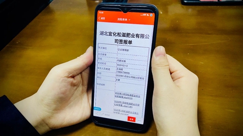 線上辦公零接觸！松滋肥業(yè)信息化在戰(zhàn)“疫”之中顯身手(圖2)