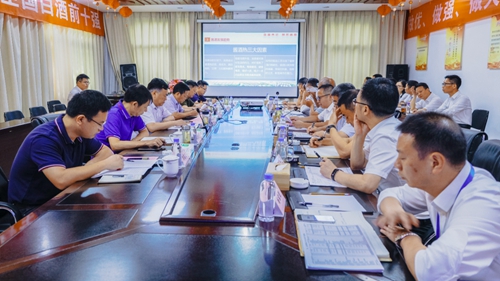 袁衛(wèi)東、王大真到金沙酒業(yè)調(diào)研指導(dǎo)工作(圖3)