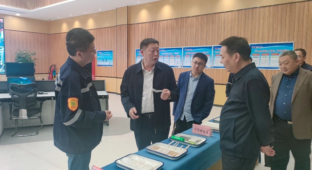 宜昌市國資委黨委書記、主任黃智華到降解新材料公司調(diào)研指導(dǎo)工作(圖1)