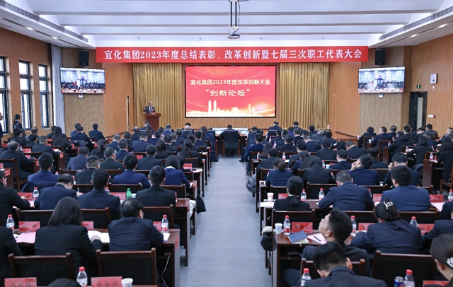 王大真總結(jié)講話 宜化集團(tuán)2023年度總結(jié)表彰、改革創(chuàng)新暨七屆三次職工代表大會勝利閉幕(圖3)