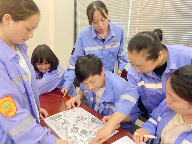 【安全生產(chǎn)月】降解新材料開(kāi)展“安全我參與，大家來(lái)找茬”活動(dòng)