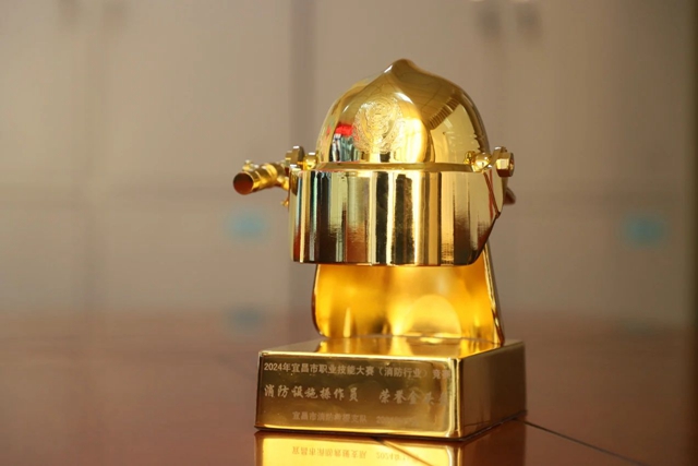 第一！股份公司鄢陽獲頒宜昌市消防設(shè)施操作員“榮譽(yù)金頭盔”(圖2)