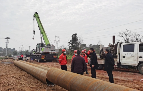 化機(jī)公司華潤(rùn)供熱蒸汽管道工程項(xiàng)目開(kāi)工！